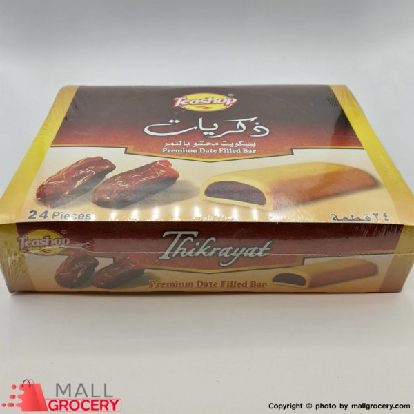 Teashop-Premium Date Filled Bar 24 Pieces 504 G