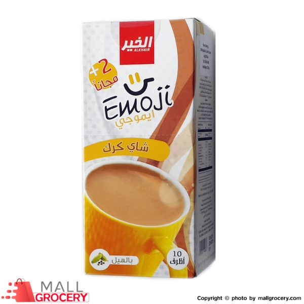 Alkhair-Emoji Tea Bag 12 Sticks X 20 Gram 8.4 Oz - With Cardamom