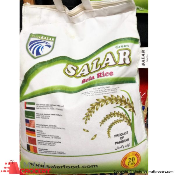 Green Salar Sela Rice 20 Lb