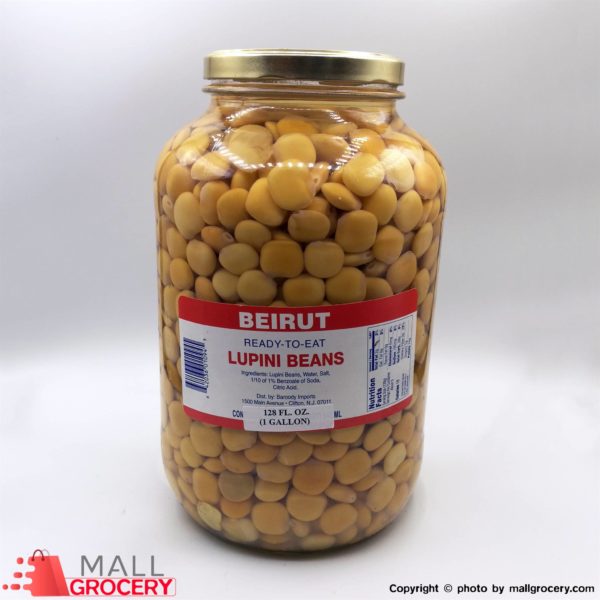 Beirut-Ready To Eat Lupini Beans 128 Oz 3.6 Kg