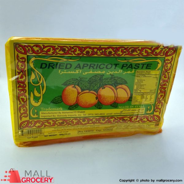 Mohamed El Shalati Dried Apricot Paste 14 Oz 400 G