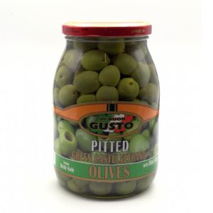 Di Buon Gusto-Pitted Green Castelvetrano Olives 520 Gr 18 Oz