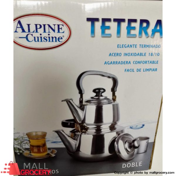 Alpine Cuisine-Tetera Double 1+3 L Tea Kettle