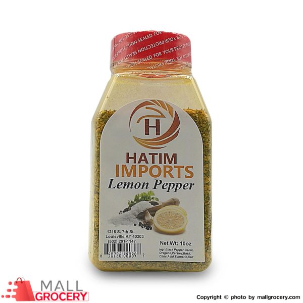 Hatim Imports-Lemon Pepper 10 Oz 283 Gr