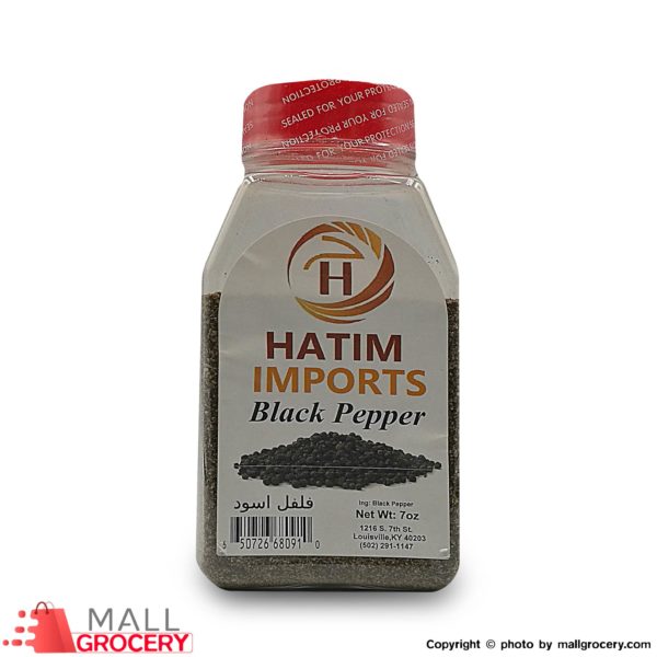 Hatim Imports-Black Pepper 7 Oz 200 Gr