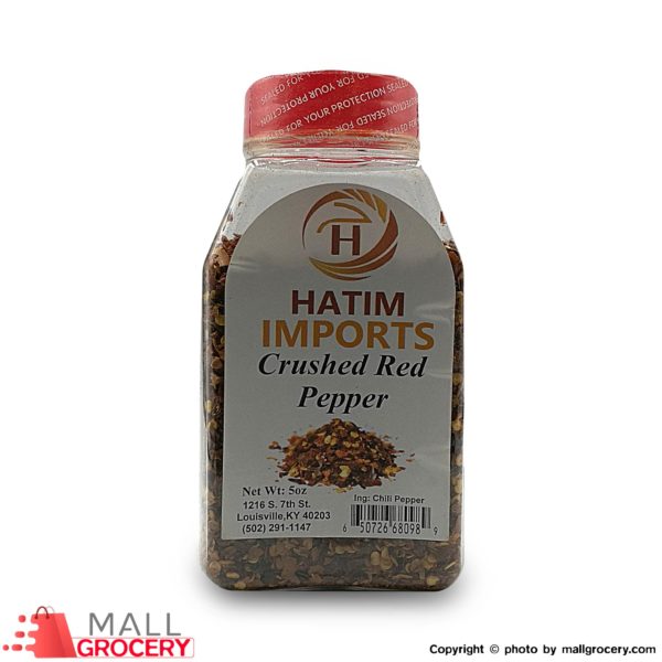 Hatim Imports-Crushed Red Pepper 5 Oz 140 Gr