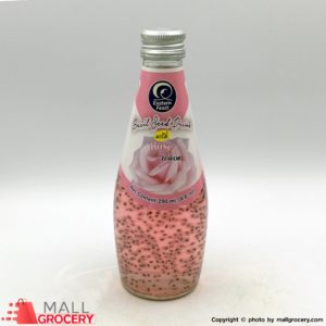 Eastern Feast-Basil Seeds Drink With Rose Flavor 290 Ml 9.8 Oz 277 Gr
