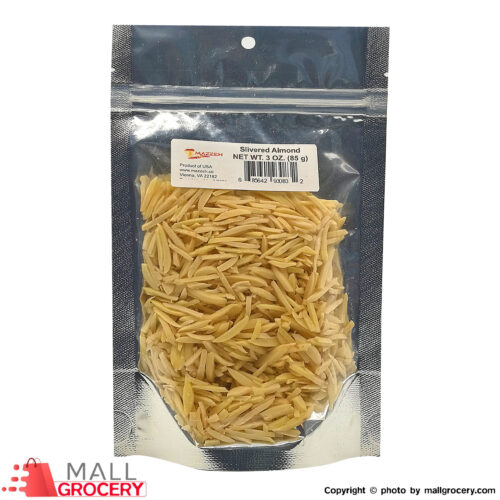 Mazzeh-Slivered Almond Iranian Raw 3 Oz 85 Gr