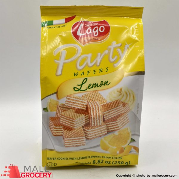 Gastone Lago Party-Wafer Lemon 8.82 Oz 250 Gr