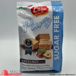 Gastone Lago Party-Wafer Hazelnut Sugar Free 7.5 Oz 213 Gr