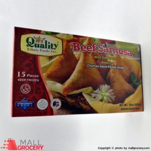 Quality-Beef Samosa Halal 15oz 425 Gr