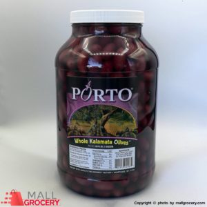 Porto-Whole Kalamata Olives 128 Oz 3.628 Kg