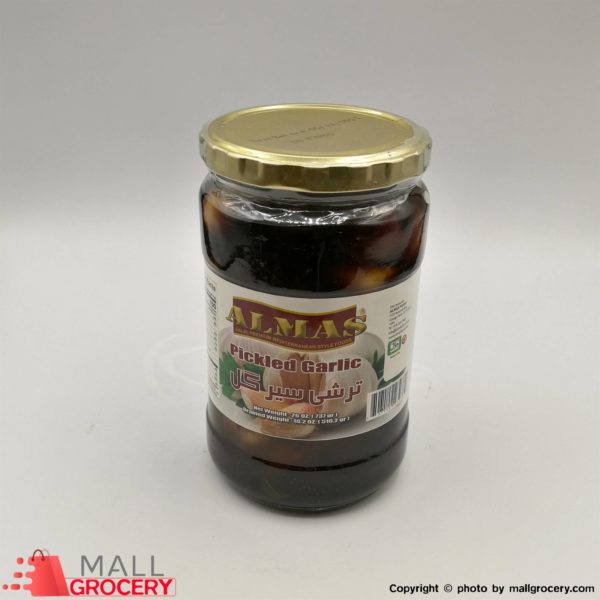 Almas-Pickled Garlic 26 Oz 737 Gr