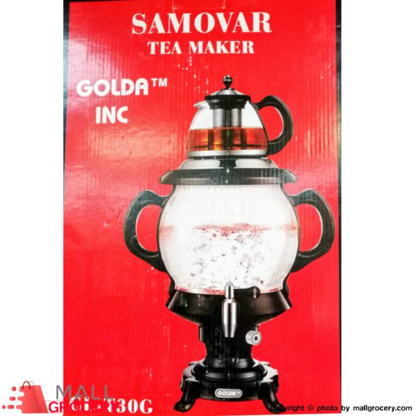 Golda-Inc Samovar 4.5l+glass Tea Pot 1l Gl-t30g Tea Maker