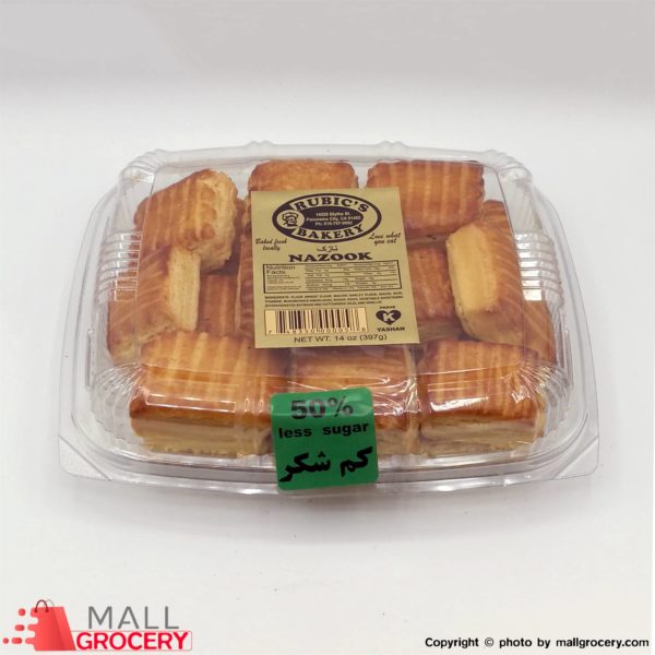 Rubics Bakery-Nazook - 50 Less Sugar 14 Oz 397 Gr