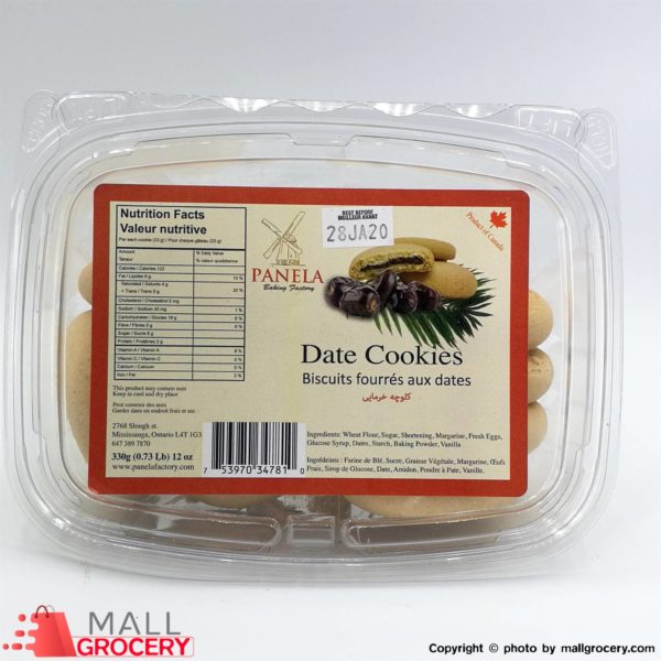 Panela-Date Cookies 12 Oz 330 Gr