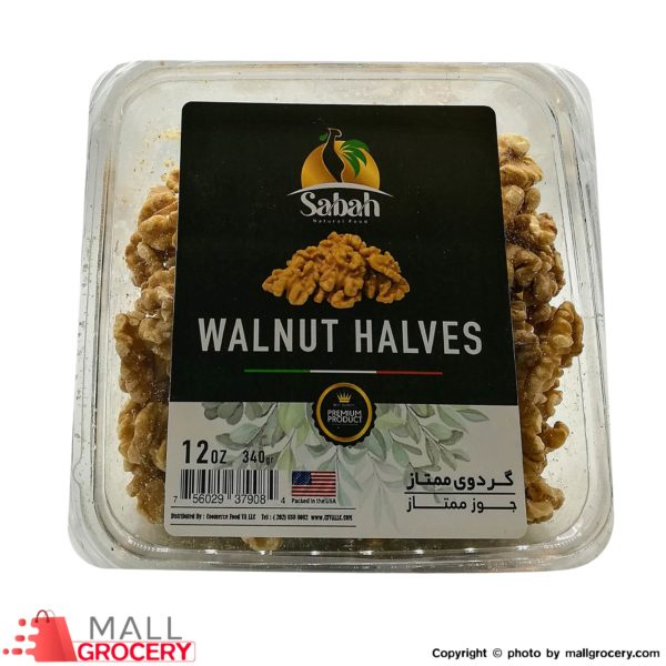 Sabah-Walnuts Halves 12 Oz 340 Gr