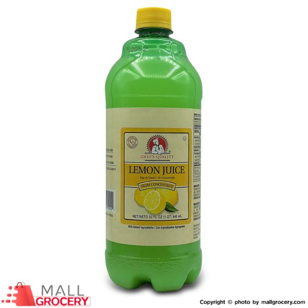 Chef s Quality-Lemon Juice From Concentrate 32 Fl Oz 946 Ml