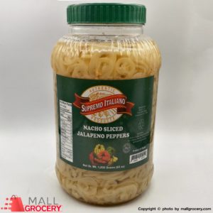 Supermo Italiano-Nacho Sliced Jalapeno Peppers 63 Oz 1.800 Kg