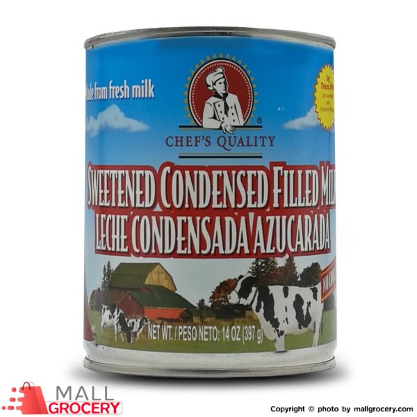 Chef s Quality-Sweetened Condensed Filled Milk 14 Oz 397 Gr