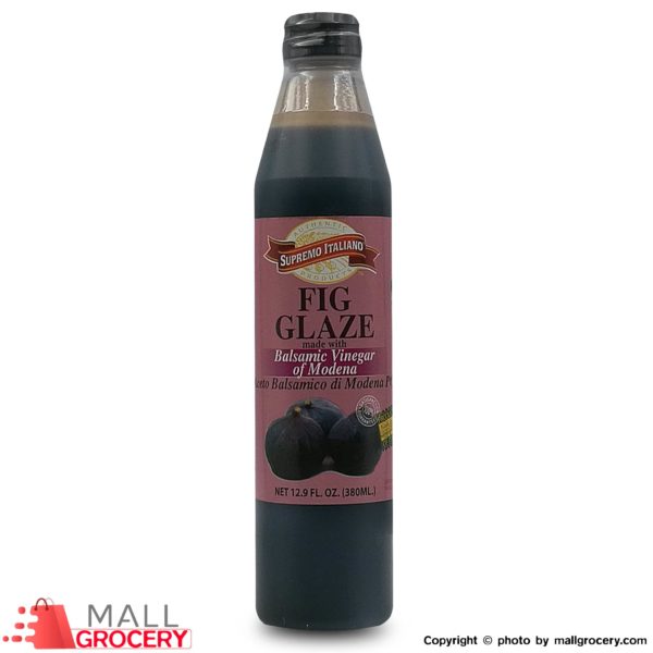Supremo Italiano-Fig Glaze Made With Balsamic Vinegar Of Modena 12.9 Fl Oz 380 Ml