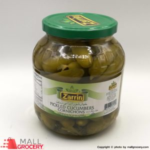 Zarrin-Pickled Midget Cucumbers Cornichons 60 Oz 1.7 Kg