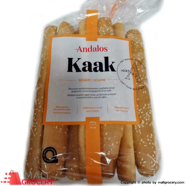Andalos-Kaak Bread Sticks 14 Oz Sesame