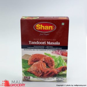 Shan-Tandori Masala Seasoning Mix For Tandoori Style Barbecue Chicken 1.76 Oz 50 Gr