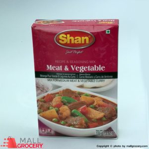 Shan-Meat Vegetable Mix For Medium Meat Vegetable Curry 3.52 Oz 100 Gr