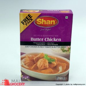 Shan-Butter Chicken Juicy Chicken In Rich Tomato Butter Sauce 1.76 Oz 50 Gr