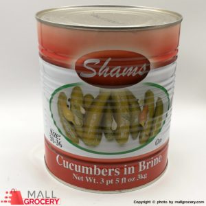 Shams-103-010-Cucumbers Pickled in Brine 30-36 -3 Kg