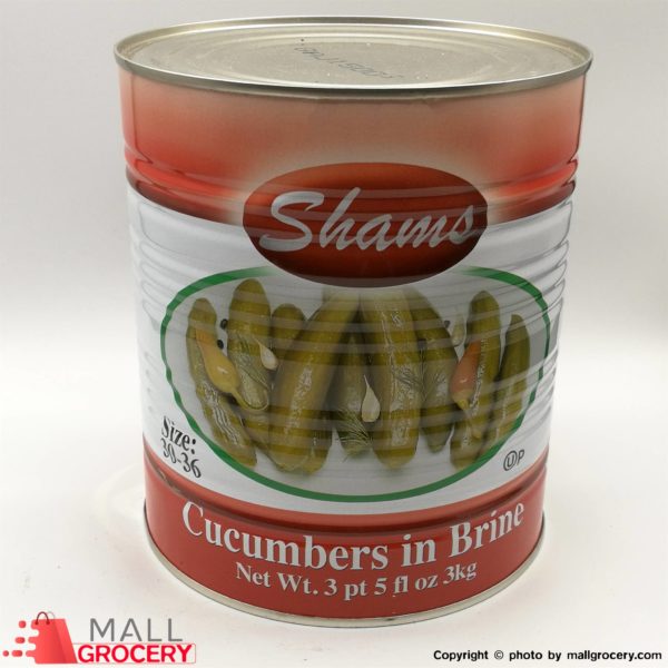 Shams-103-010-Cucumbers Pickled in Brine 30-36 -3 Kg