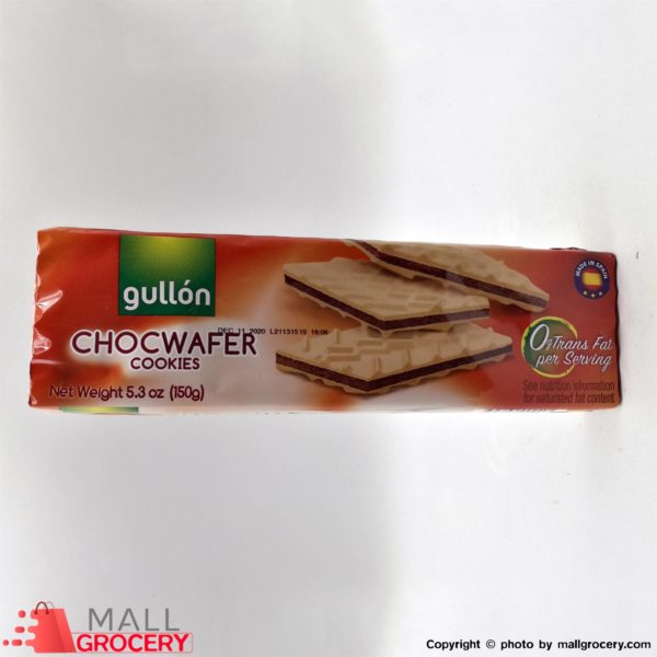 Gullon-Choc Wafer Cookies 5.3 Oz 150 Gr