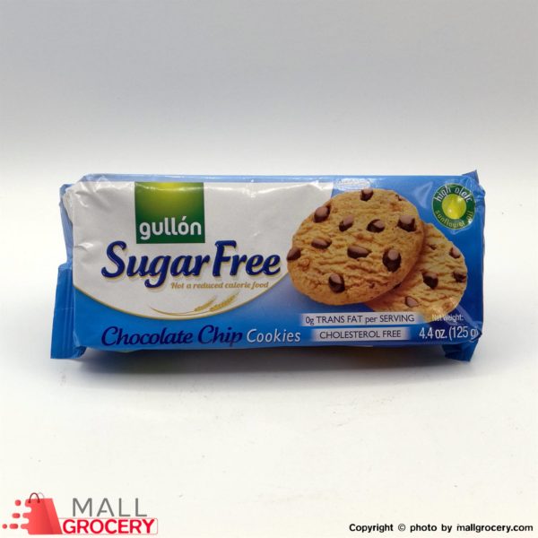 Gullon-Sugar Free - Chocolate Chip Cookies 4.4 Oz 125 Gr