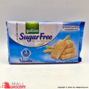 Gullon-Sugar-free Vanilla Wafers 7.4 Oz 210 Gr