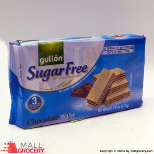 Gullon-Sugar Free - Chocolate Wafer 7.4 Oz 210 Gr