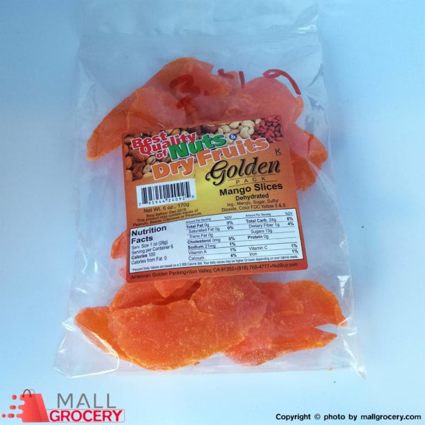 Golden Pack-Mango Slices 6 Oz 170 Gr