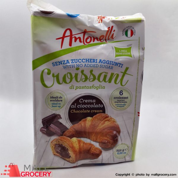 Antoneli-Sugar-free Croissants With Chocolate Filling 8.88 Oz 252 Gr