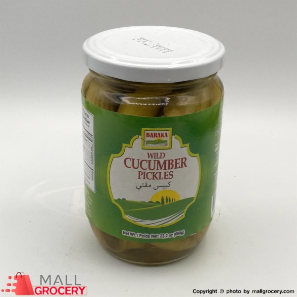 Baraka-Wild Cucumbers Pickles 23.2 Oz 660 Gr
