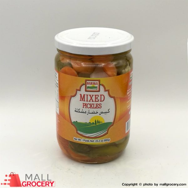 Baraka-Mixed Pickles 23.2 Oz 660 Gr