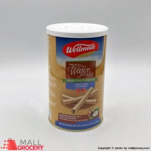 Wellmade-Premium Wafer Rolls Hazelnut Cream 8.8 Oz 250 Gr
