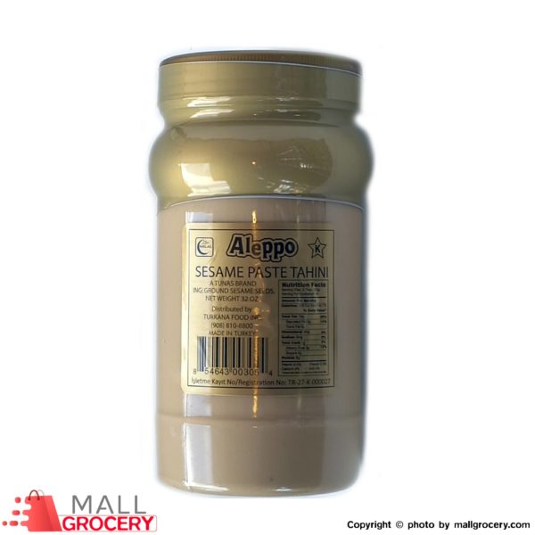Aleppo Sesame Paste Tahini 32 Oz