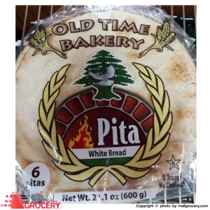 Old Time Bakery-Pita White Bread 6 Psc 21.1 Oz
