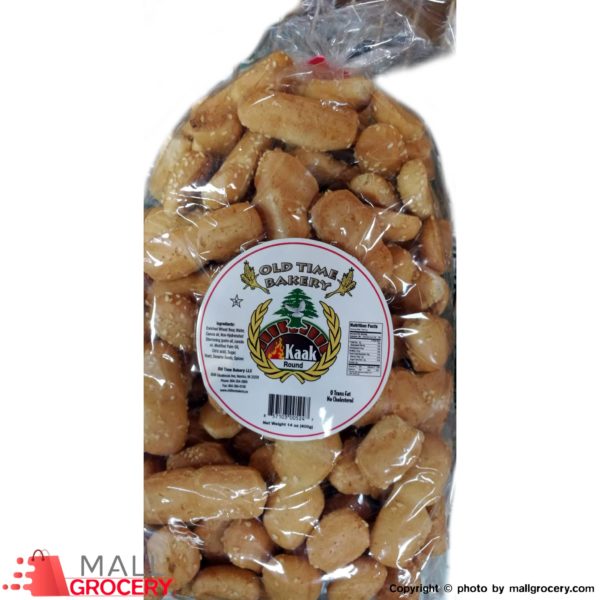 Old Time Bakery-Bread Sticks Kaak 14 Oz Sesame Round