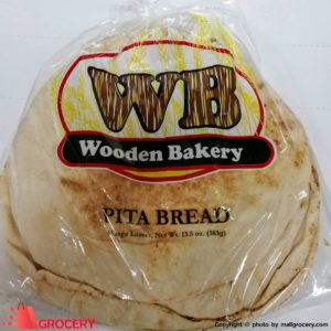 Wb Wooden Bakery-Pita Bread 6 Larg Loaves 13.5 Oz