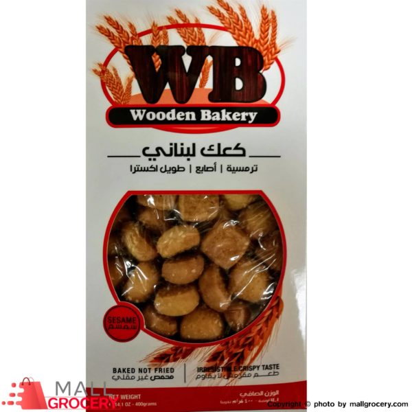 Wb Wooden Bakery-Extra Bread Sticks Sesame 14.1 Oz