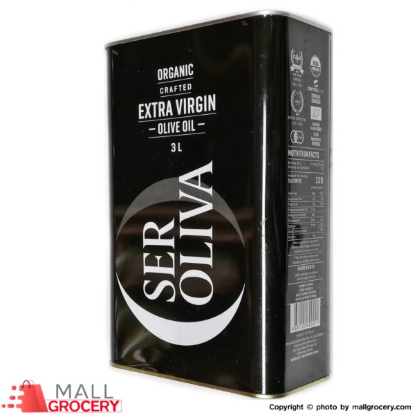 Ser Oliva-Organic Crafted Extra Virgin Olive Oil 3 L