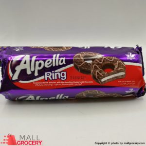 Cocoa Sandwich Biscuits With Marshmallow Coated With Chocolate 189 G-Alpella Ring