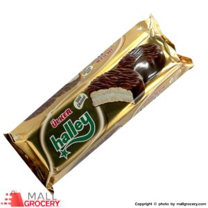 Ulker-Halley Milk Chocolate-Coated Sandwich Biscuit 8x30 gr 240 Gr