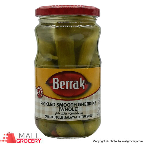 Berrak-Pickled Smooth Gherkins (Whole) 12 Oz 340 G